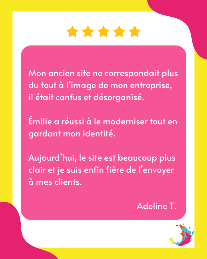 Emilie courtemanche referencement site internet carnoux aubagne ciotat